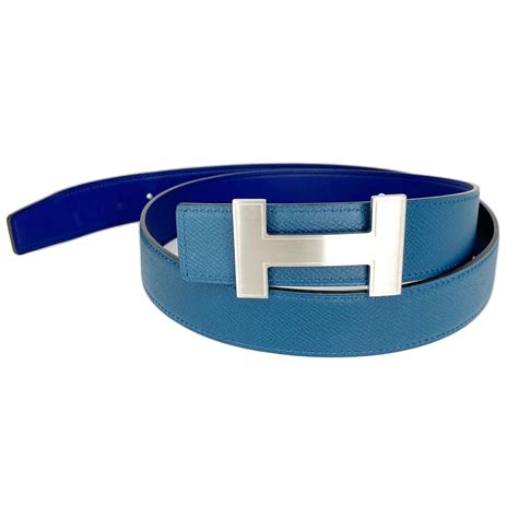 hermes blue belts